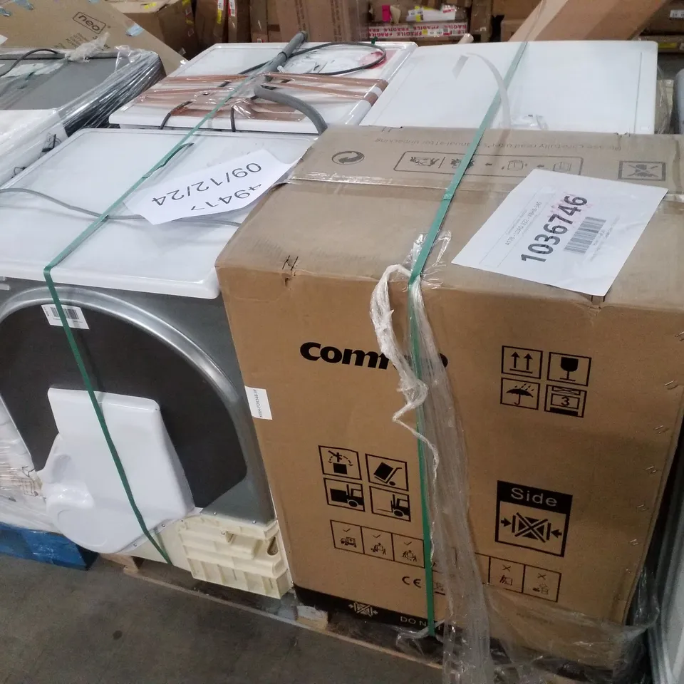 PALLET OF APPROXIMATELY 4 UNPROCESSED RAW RETURN WHITE GOODS TO INCLUDE;