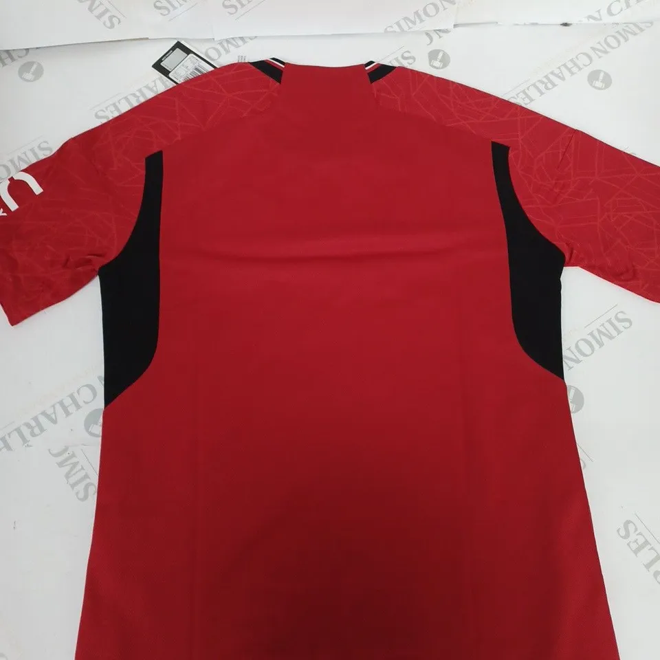 MANCHESTER UNITED FC HOME SHIRT SIZE 11-12 YEARS