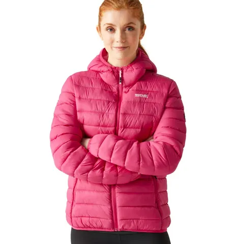 REGATTA HOOD MARIZION JACKET (RWN273) FLAMINGO PINK SIZE 8