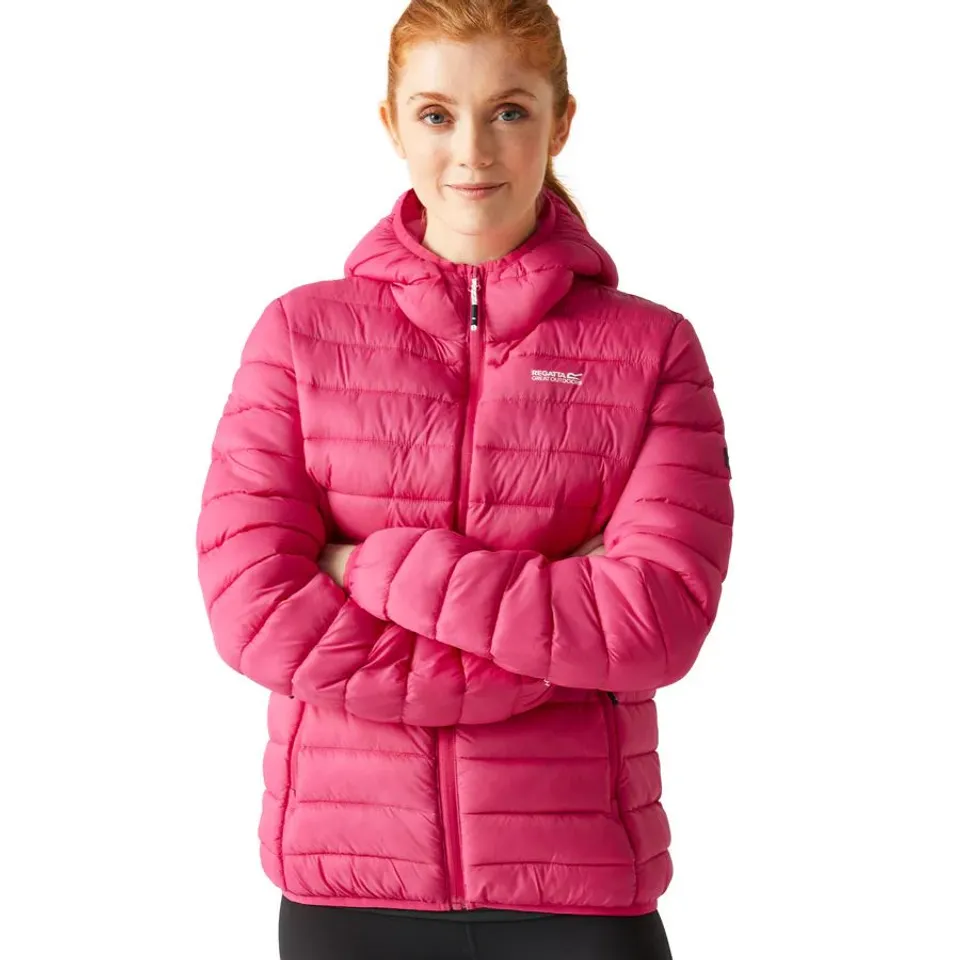 REGATTA HOOD MARIZION JACKET (RWN273) FLAMINGO PINK SIZE 8