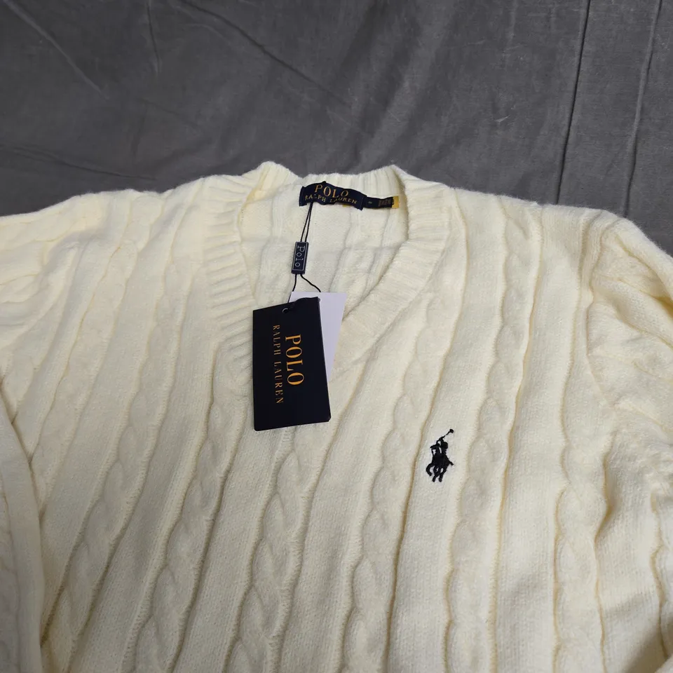 POLO RALPH LAUREN KNTTED JUMPER SIZE M