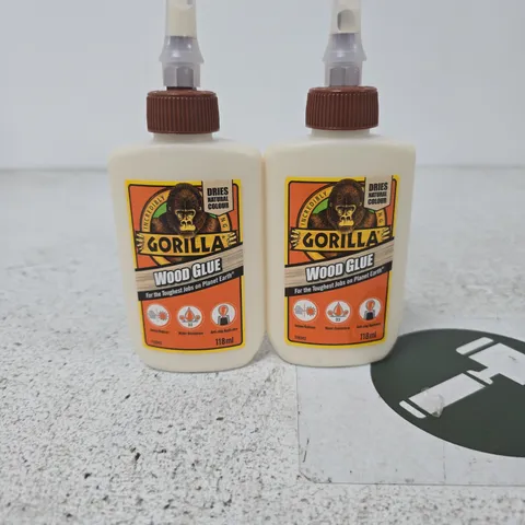 GORILLA WOOD GLUE 118ML X2 (TWIN PACK)