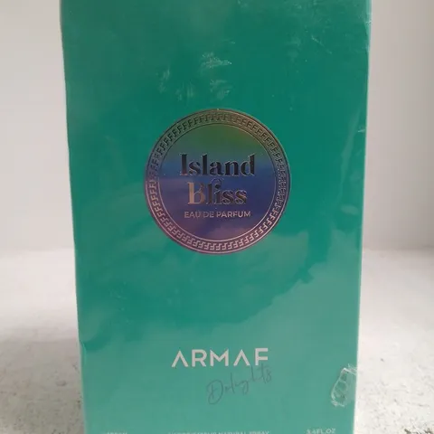 SEALED ARMAF DELIGHTS ISLAND BLISS EAU DE PARFUM 100ML