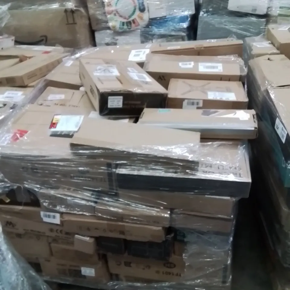 PALLET TO CONTAIN A LARGE QUANTITY OF WALL MOUNTED BRACKETS 