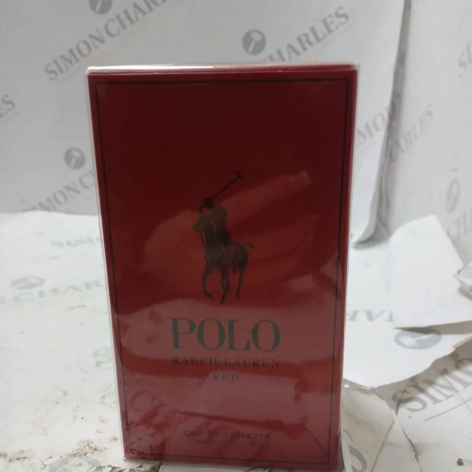 BOXED AND SEALED POLO RALPH LAUREN RED EAU DE TOILETTE SPRAY 125ML