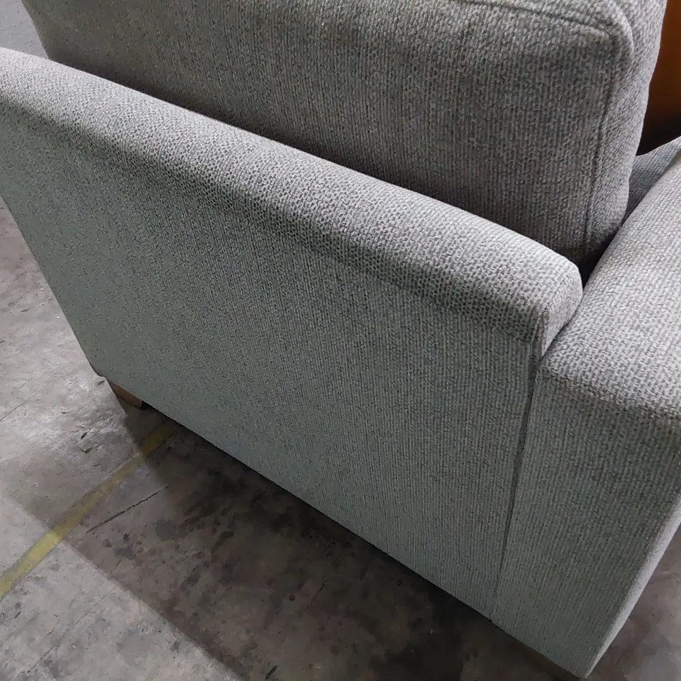 QUALITY BRITISH DESIGNER LOUNGE Co. END SECTION GREY FABRIC