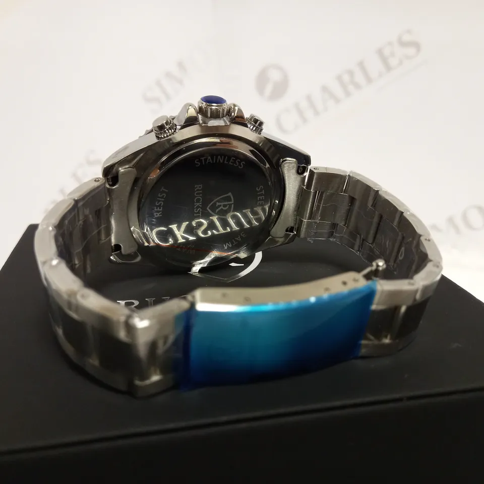 RUCKSTUHL CHRONOGRAPH STYLE BRACELET STRAP WRISTWATCH RRP £560