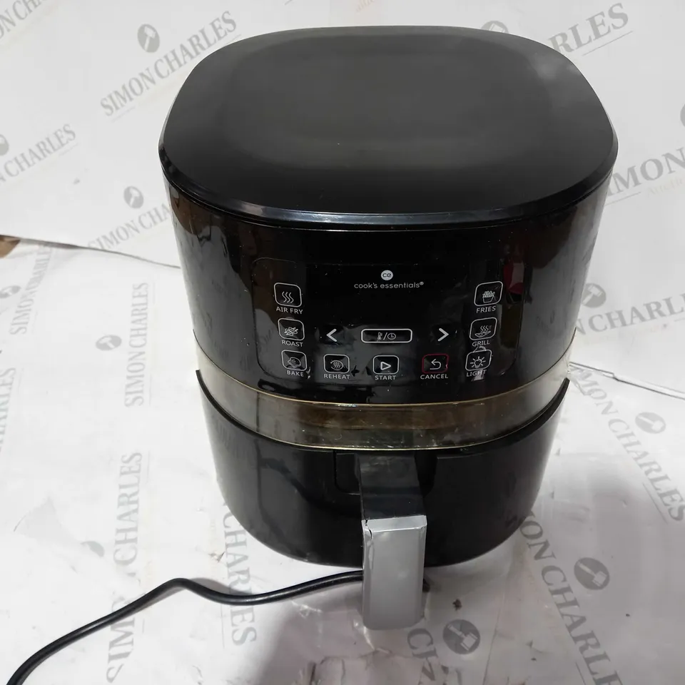 OUTLET COOK'S ESSENTIALS 4.0L AIR FRYER - BLACK