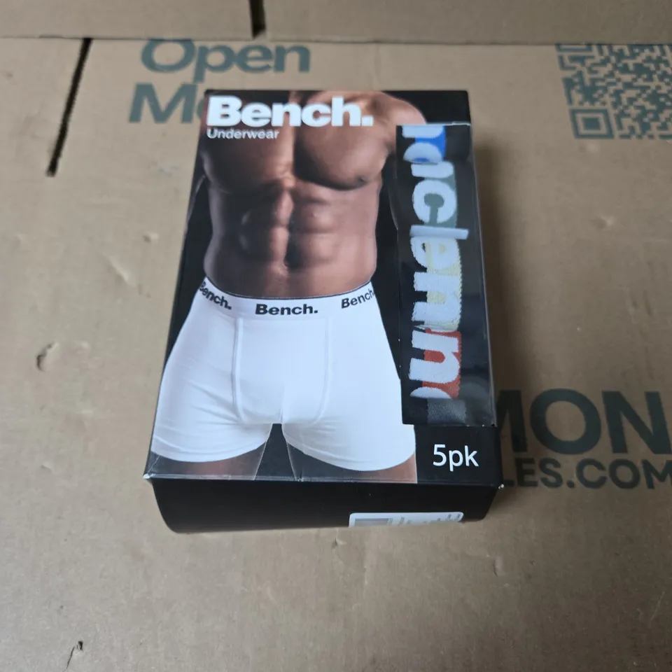 BENCH. MEN'S BOXER SHORTS – ASSORTED COLOURS, XL, 5 PACK