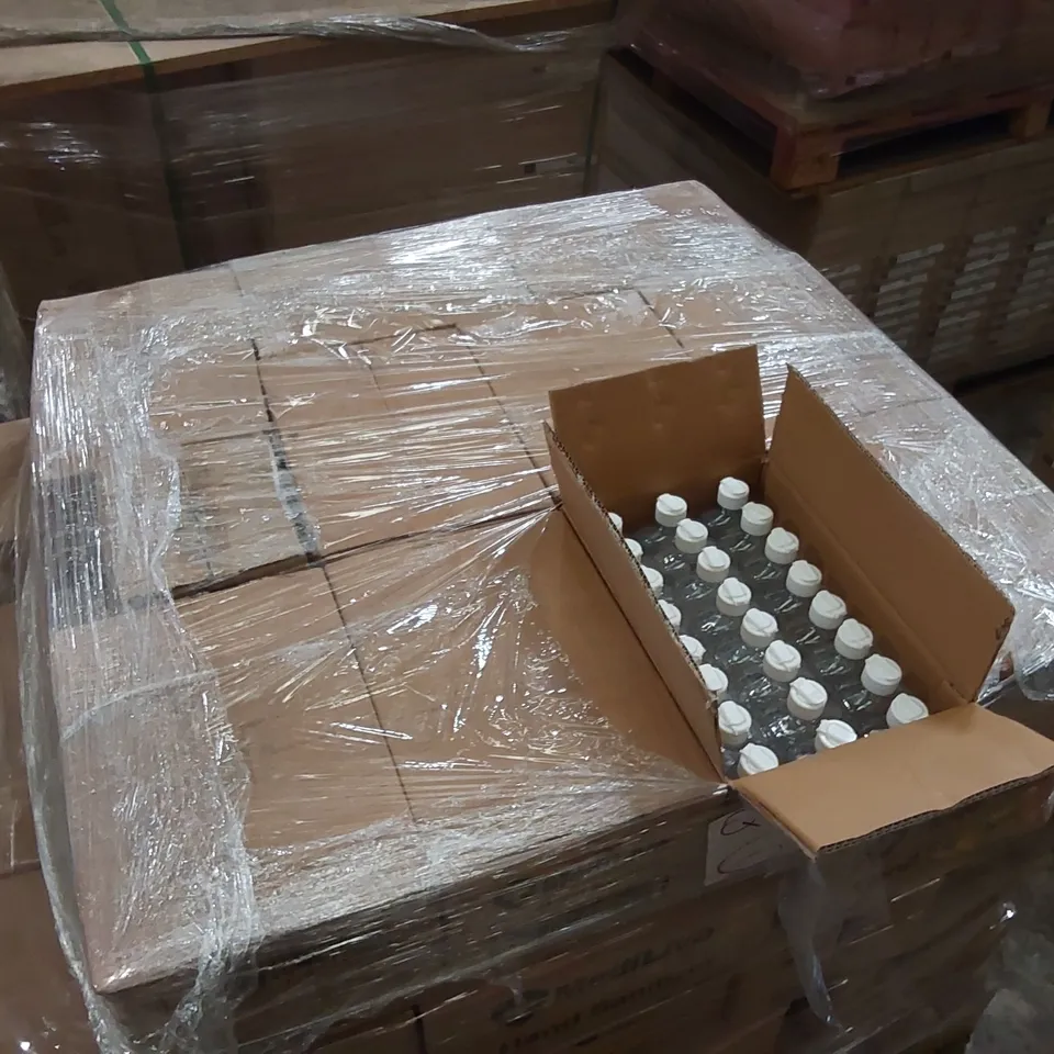 PALLET TO CONTAIN A LARGE QUANTITY OF MEDILIVE HAND SANITIZER, APPROXIMATELY 55 BOXES OF 24x 236ML BOTTLES