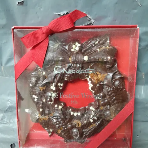 HOTEL CHOCOLAT LARGE FESTIVE CHOCOLATE WREATH 