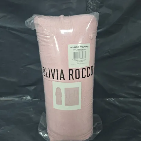 OLIVIA ROCCO WEARABLE TV BLANKET - BODY PART 140X183CM - PINK 