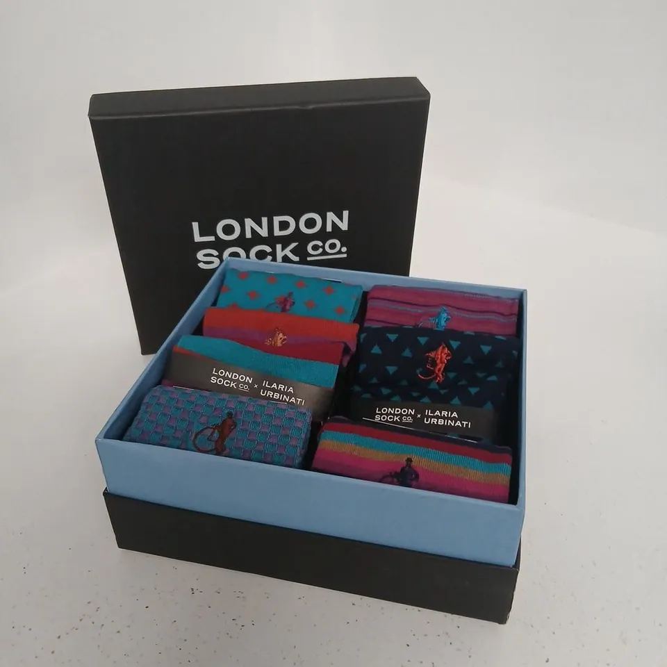 LONDON SOCK CO. X ILARIA URBINATI SOCKS – SET OF 6 SIZE 8-10