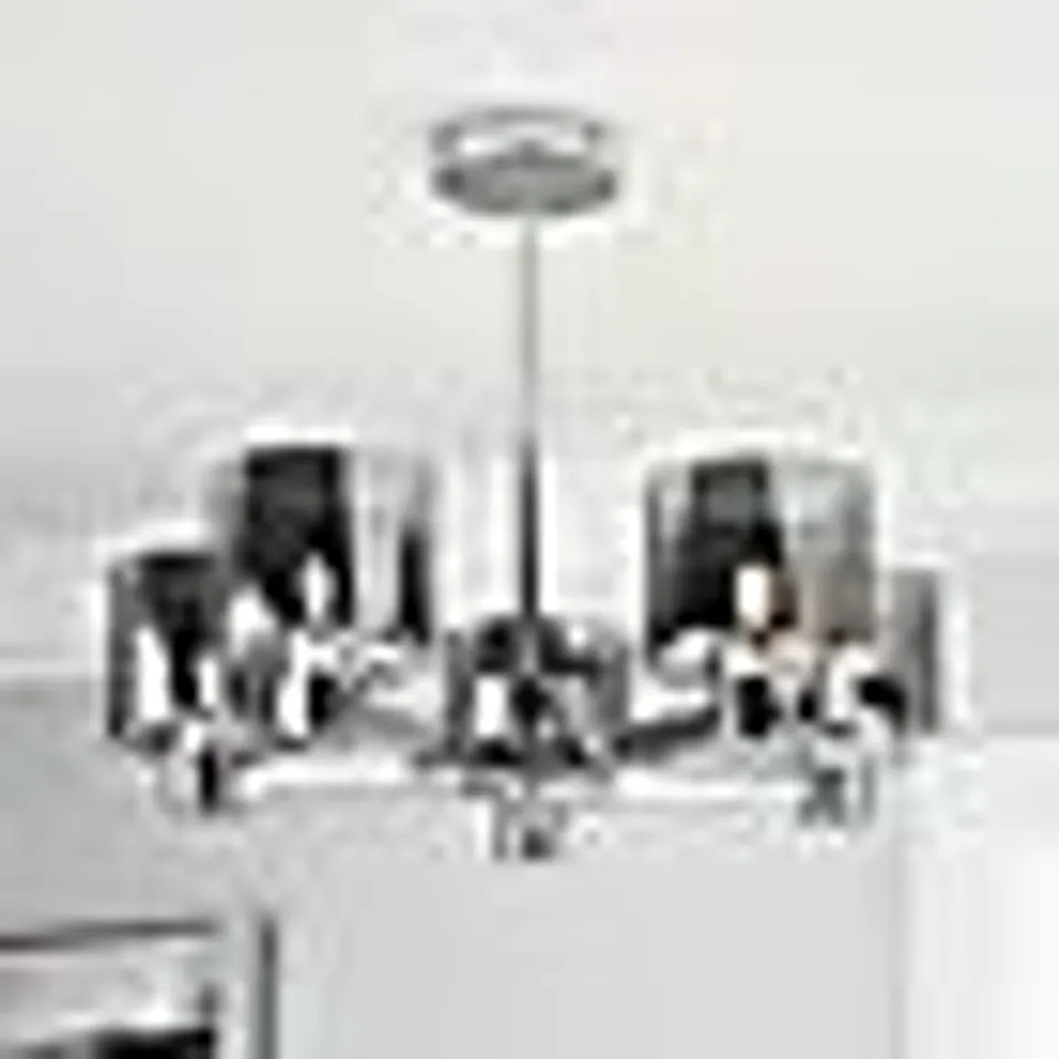BOXED ERIN 5 LIGHT SEMI FLUSH CEILING LIGHT
