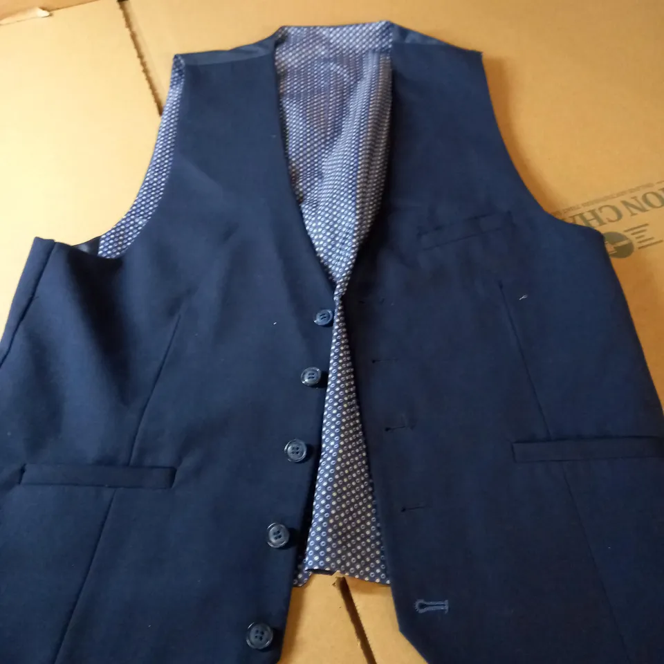 HOUSE OF CAVANI BLUE WAISTCOAT - SIZE 38R