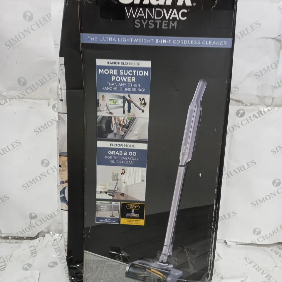 BOXED SHARK WANDVAC LIGHTWEIGHT CORDLESS HANDHELD VACUUM CLEANER 