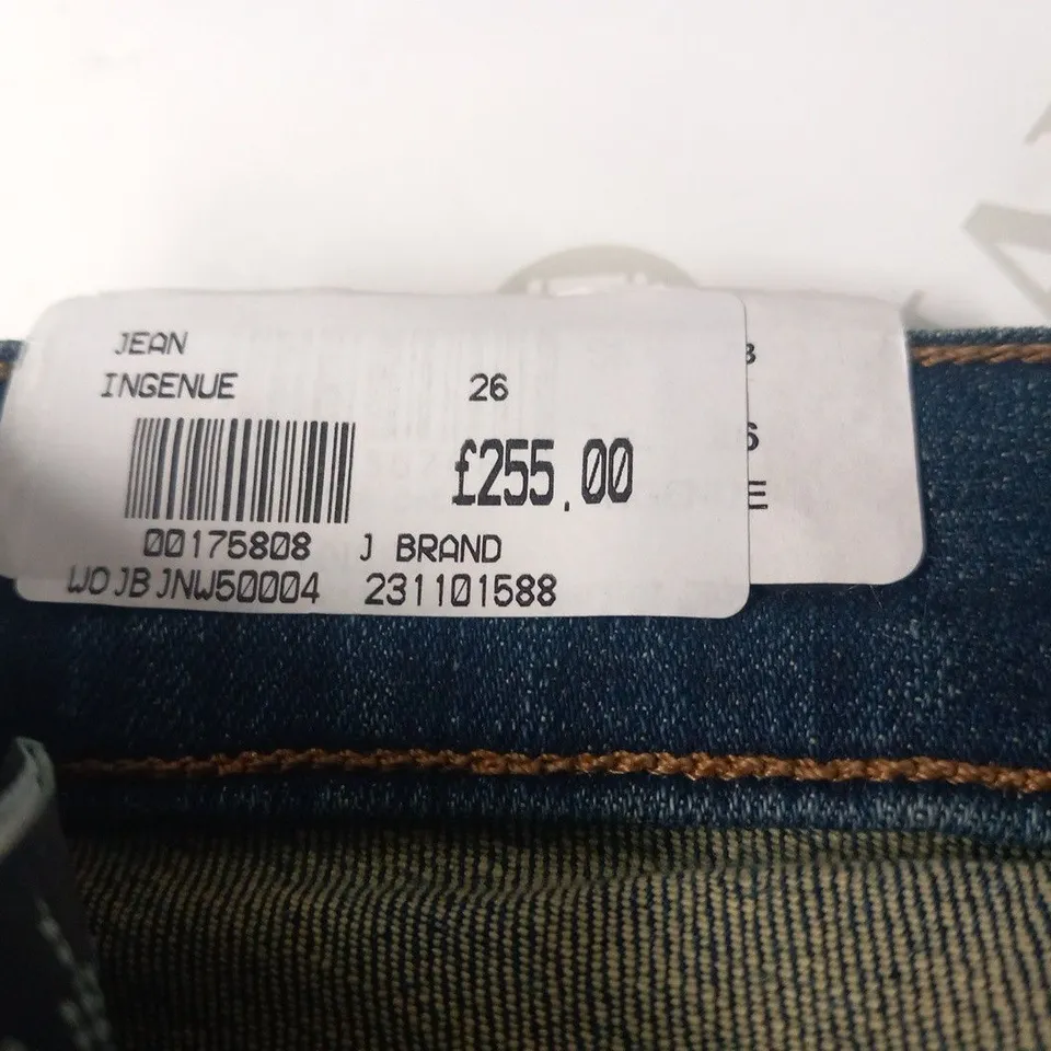 J BRAND MARIA HIGH RISE SKINNY LEG INGENUE JEAN SIZE 26