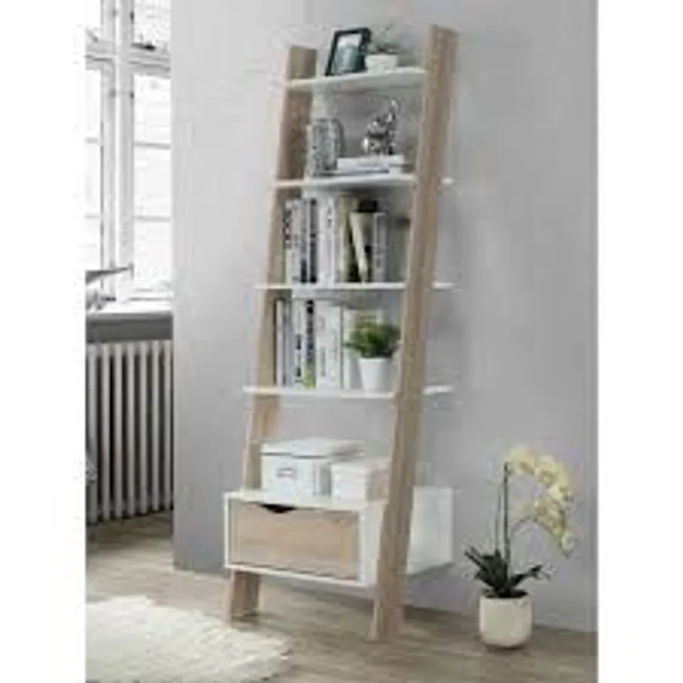 BOXED MAPLETON BOOKCASE FRAME - WHITE