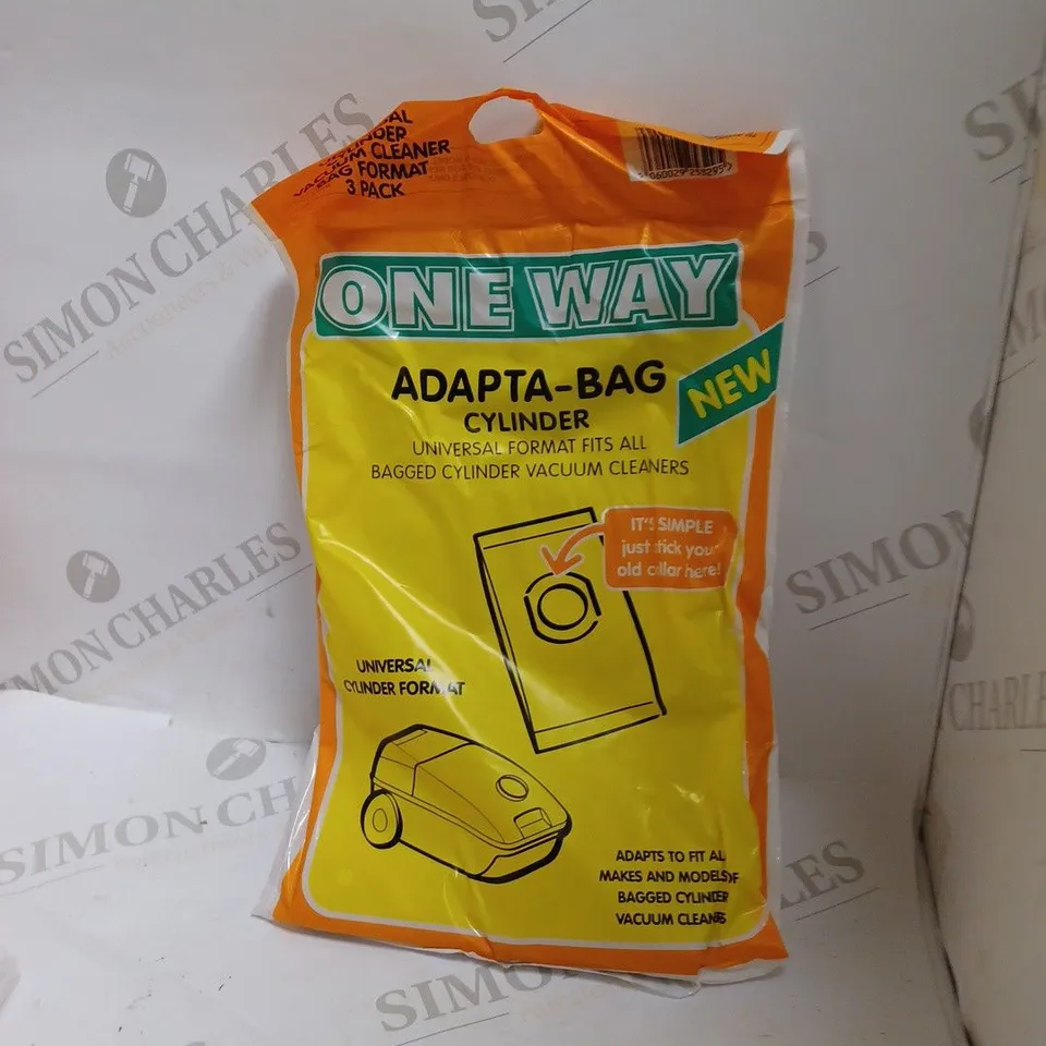 ONE WAY ADAPTA BAG CYLINDER 3 PK - SET OF 10