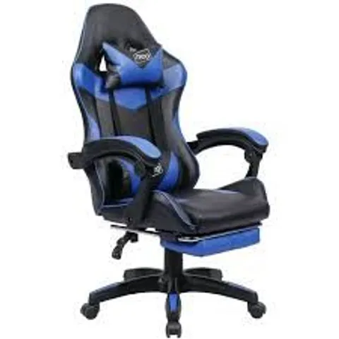 BOXED NEO SIT BETTER WORK HARDER GAMING LOUNGER IN BLUE