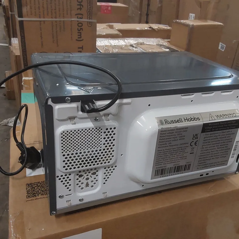 BOXED RUSSELL HOBBS RHMD818G 800W 20L DIGITAL MICROWAVE