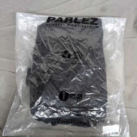 BAGGED PARLEZ BASE TROUSERS IN BLACK - LARGE