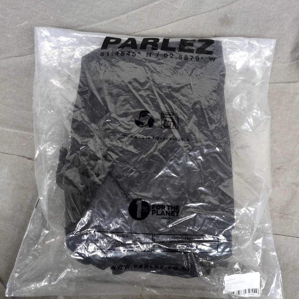 BAGGED PARLEZ BASE TROUSERS IN BLACK - LARGE