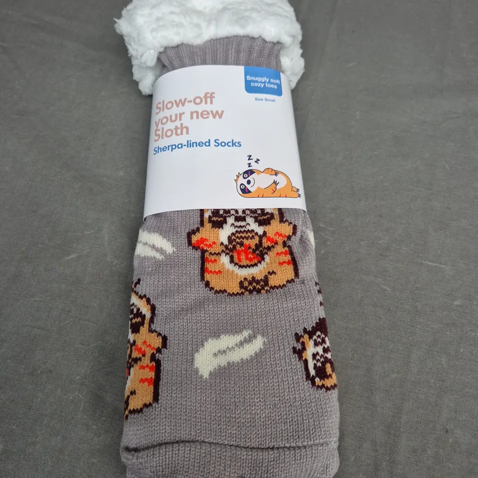 OODIE SHERPA-LINED SOCKS - SMALL