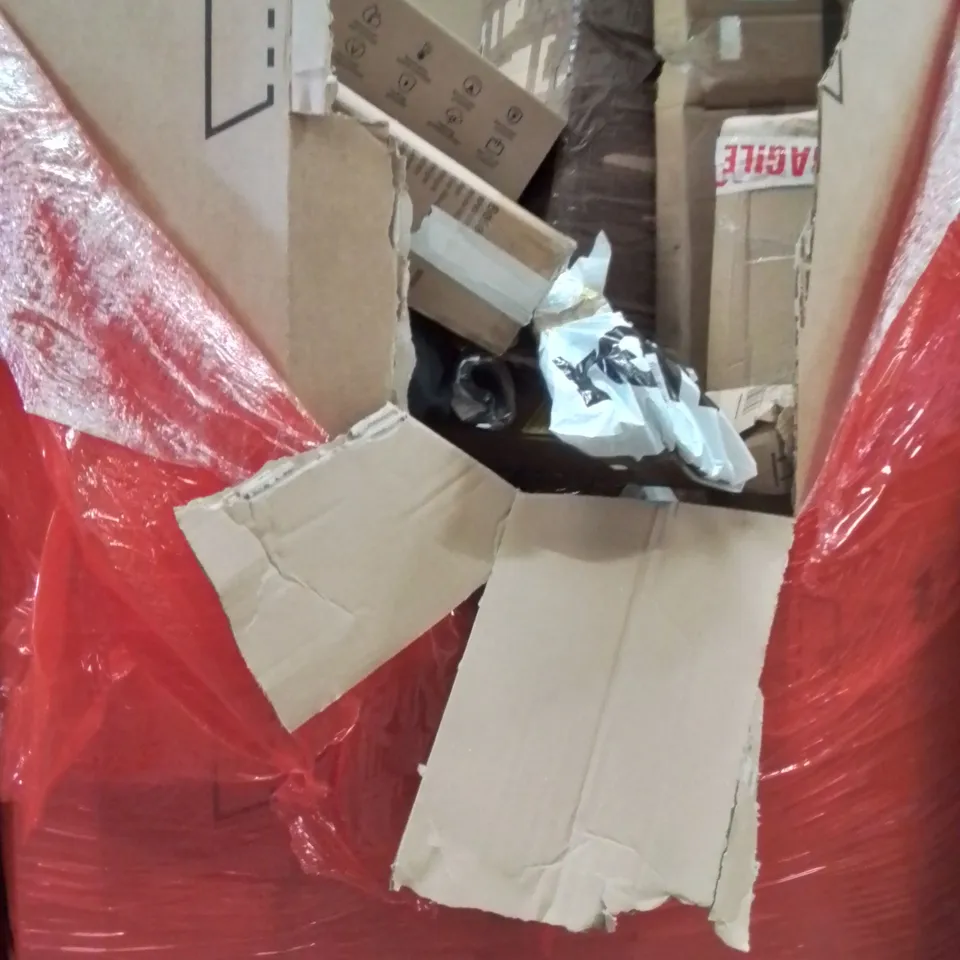 PALLET OF ASSORTED HOUSEHOLD GOODS AND PRODUCTS TO INCLUDE;SCOOTER,ELECTRIC CAR CHARGING CABLE,ROWING PADDLES