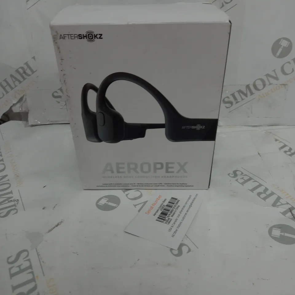 BOXED AFTERSHOKZ AEROPEX WIRELESS BONE CONDUCTION HEADPHONES