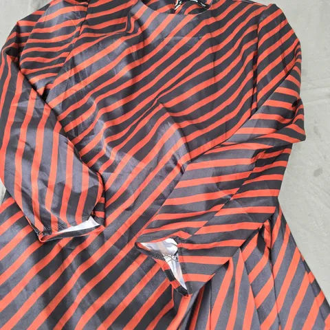 MANGO COMMITTED STRIPE DRESS - 12