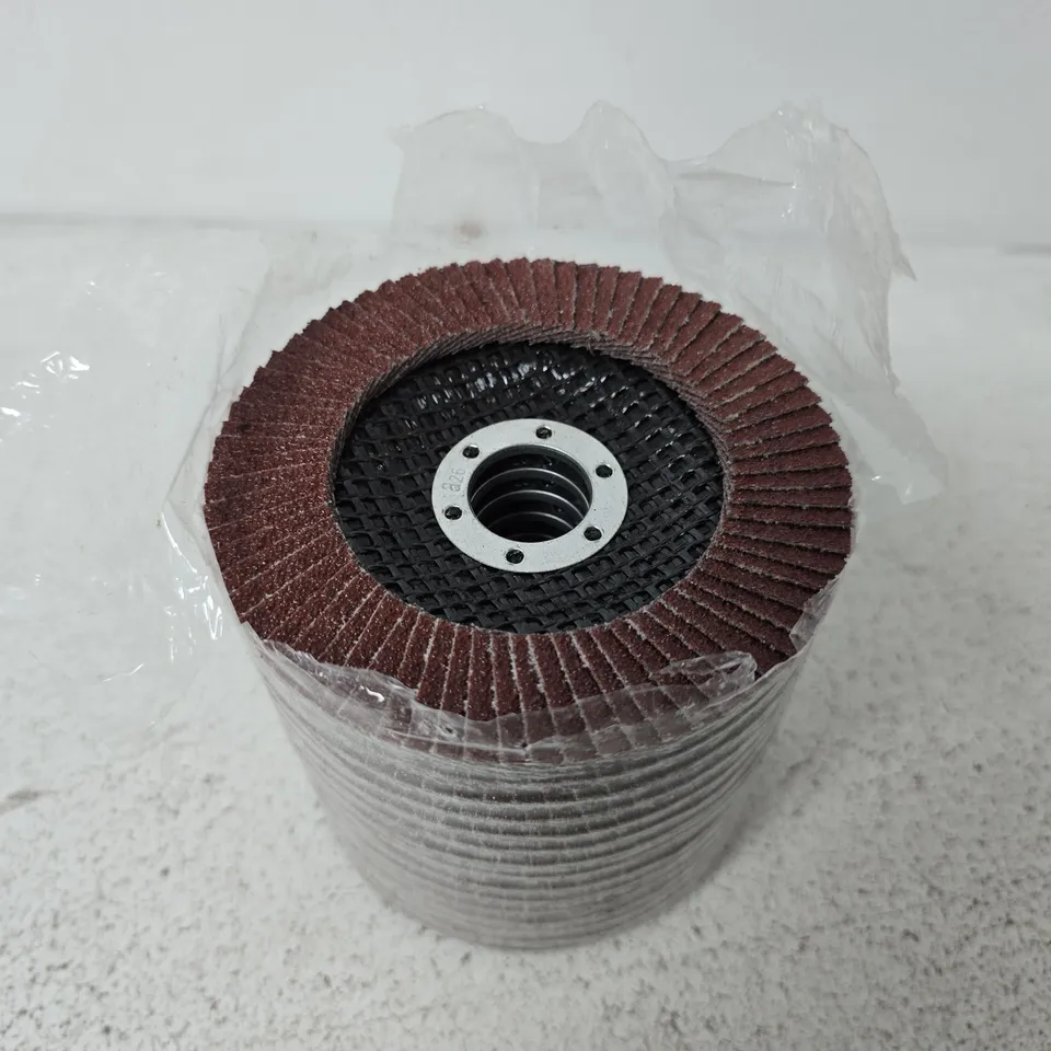 SANDING FLAP WHEEL – STACK OF ABRASIVE DISCS FOR ROTARY TOOL 