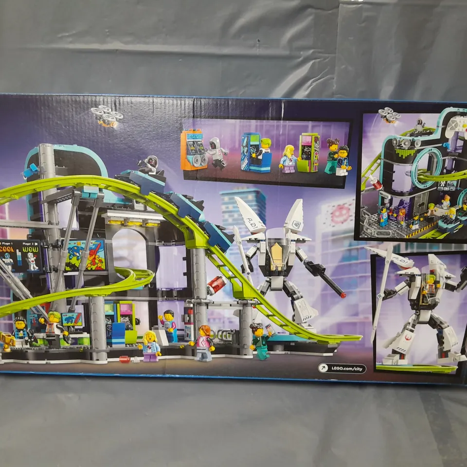 LEGO CITY ROBOT WORLD ROLLER-COASTER PARK TOY 60421 RRP £89.99