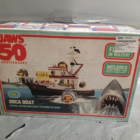 BOXED TUBBZ JAWS 50TH ANNIVERSARY ORCA BOAT