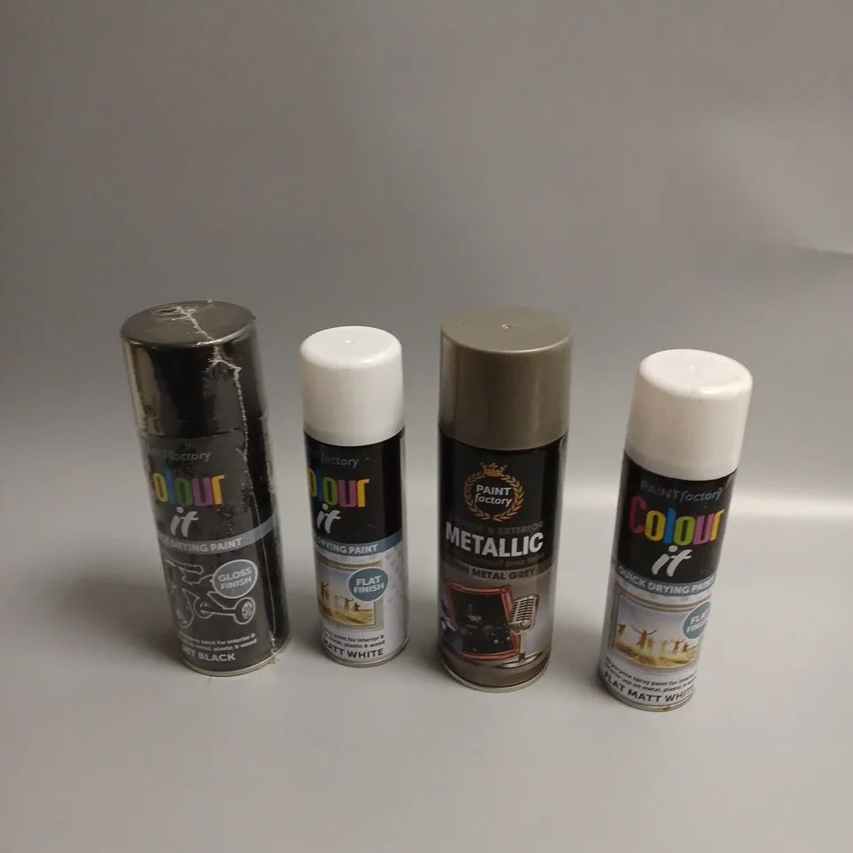 LARGE BAG OF ASSORTED SPRAY PAINTS -  ALL COMING IN DIFFERENT SHADES OF COLOURS B