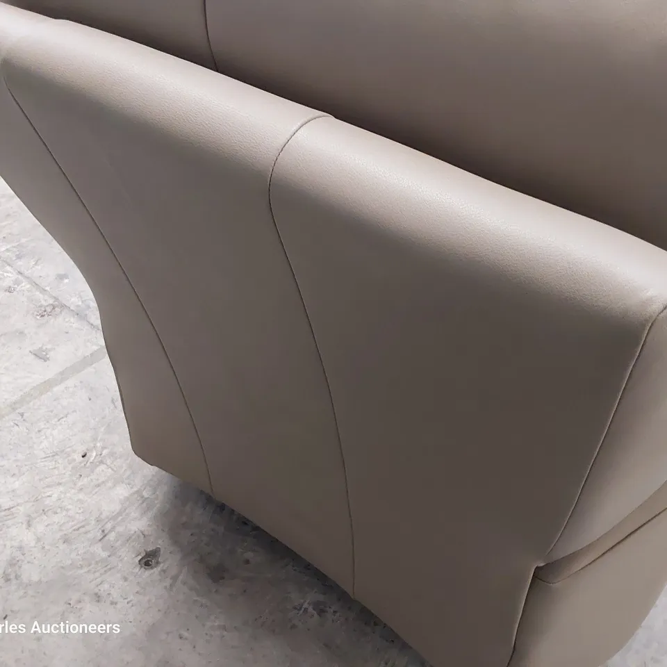 QUALITY BRITISH DESIGNER G PLAN CHLOE MANUAL RECLINING EASY CHAIR MOCCA LEATHER 