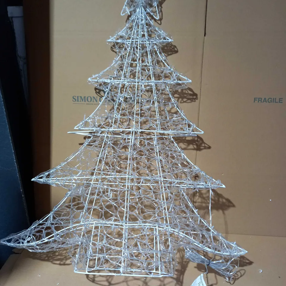 FESTIVE OUTDOOR AND INDOOR PRE-LIT LED LARGE DECORATION CHRISTMAS TREE 