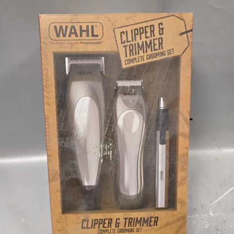 BOXED WAHL CLIPPER AND TRIMMER GROOMING SET