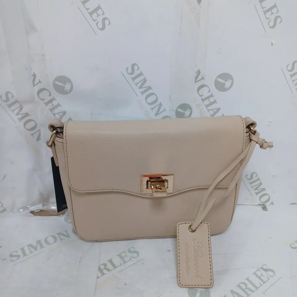ASHWOOD CREAM LEATHER BAG 