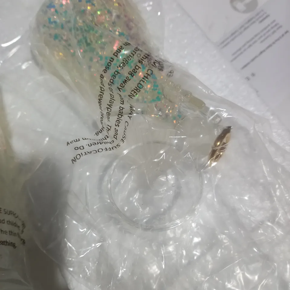 BOXED HOME REFLECTIONS SET OF 3 PRE-LIT GLASS ANGEL CANDLE HOLDERS