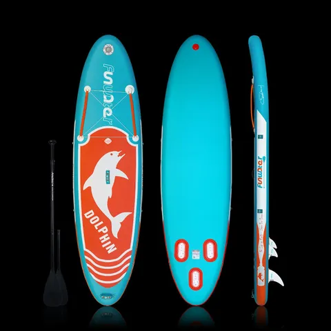 BOXED DOLPHINS 10'6" INFLATABLE PADDLE BOARD ACCESSORIES MAY BE MISSING