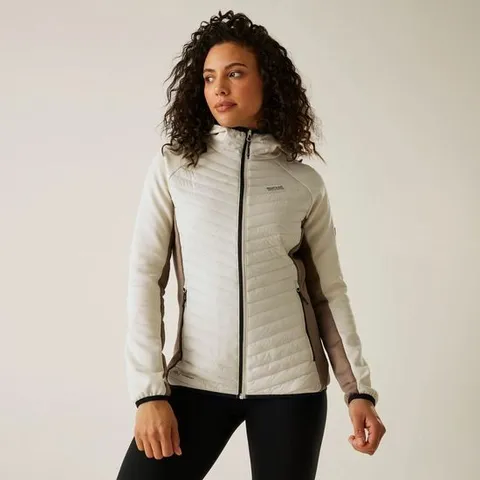 BRAND NEW REGATTA WOMENS ANDERSON JACKET IN PERF PALE/MOCHA - UK 22