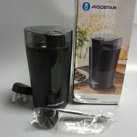 BOXED AIGOSTAR STAINLESS STEEL COFFEE GRINDER