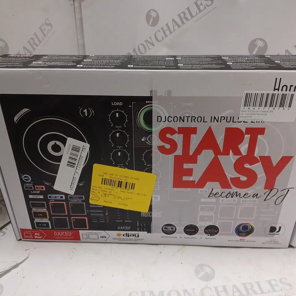 BOXED HERCULES DJ CONTROL 200