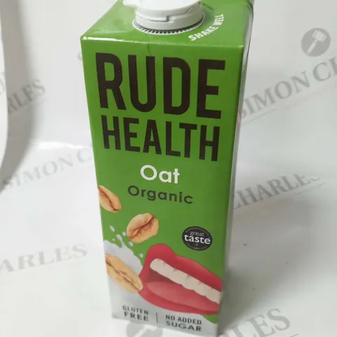 APPROXIMATELY 12 X 1L RUDE HEALTH OAT ORGANIC GLUTEN FREE NO ADDED SUGAR DRINKS