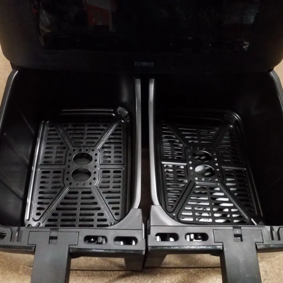 BOXED TOWER VISION 8L DUAL BASKET AIR FRYER