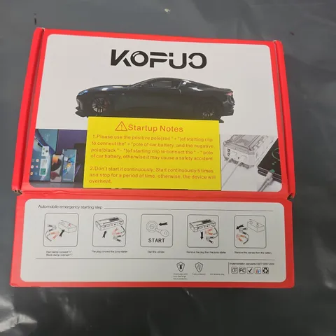 KOPUO CAR JUMP STARTER KIT – BOXED