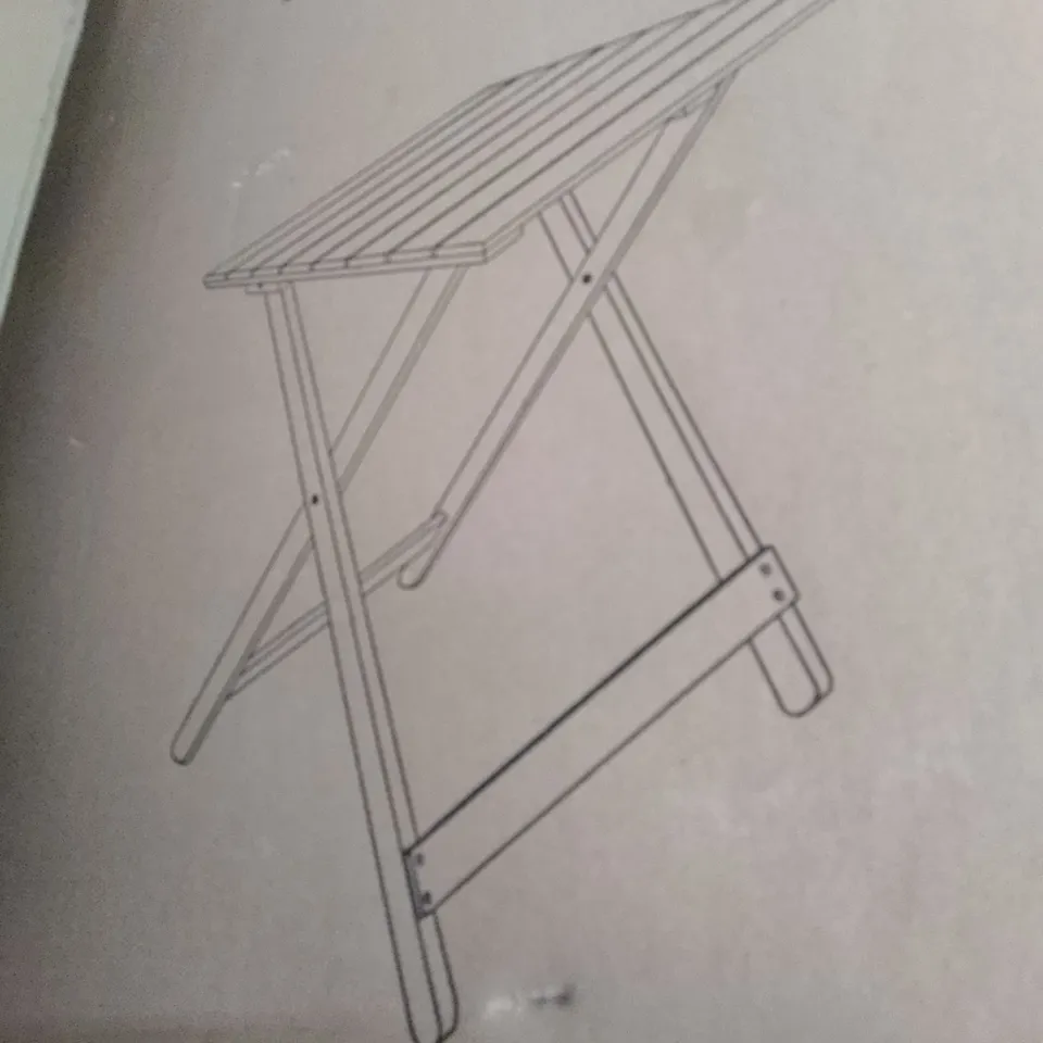 BOXED VERDI SQUARE FOLDING TABLE 60×60CM