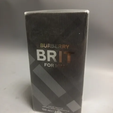 BOXED AND SEALED BURBERRY BRIT FOR HIM EAU DE TOILETTE 100ML
