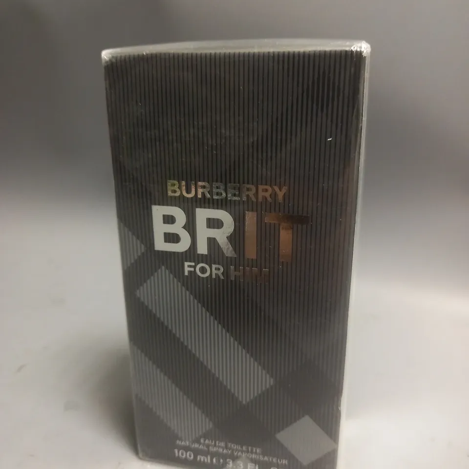 BOXED AND SEALED BURBERRY BRIT FOR HIM EAU DE TOILETTE 100ML